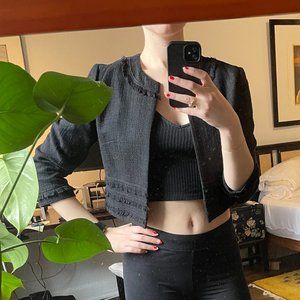 Karl Lagerfeld Paris Cropped Jacket